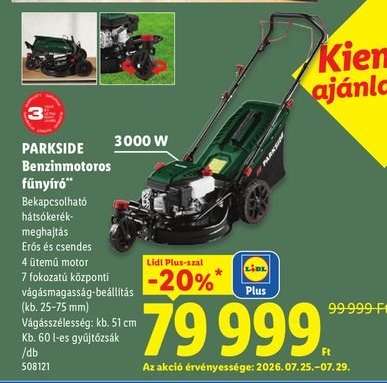 PARKSIDE Benzinmotoros fűnyíró