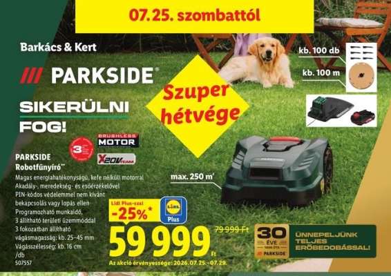 Parkside Robotfűnyíró