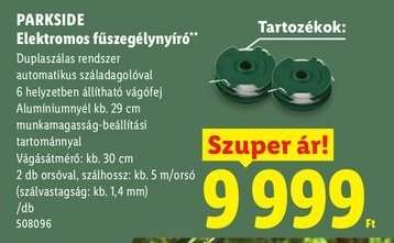 PARKSIDE Elektromos fűszegélynyíró