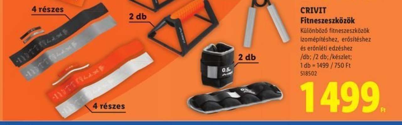CRIVIT Fitneszeszközök