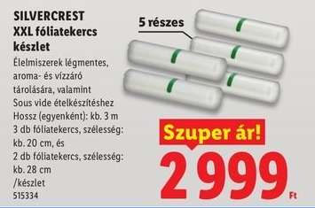 SILVERCREST XXL fóliatekercs-készlet