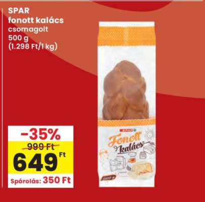 SPAR fonott kalács