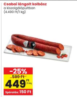 CSABAI Lángolt kolbász*