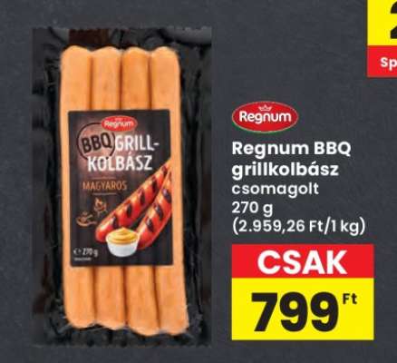 Regnum BBQ grillkolbász