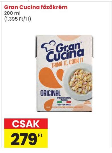 Gran Cucina főzőkrém