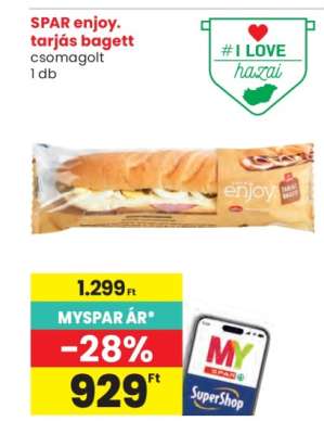 SPAR enjoy. tarjás bagett