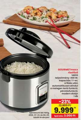 GOURMETmaxx rizsfőző 14855