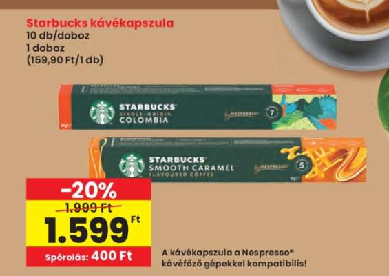 Starbucks kávékapszula