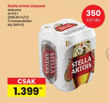 Stella Artois sörpack