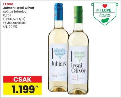 I Love Juhfark, Irsai Olivér