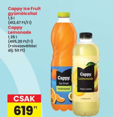 Cappy Ice Fruit gyümölcsital