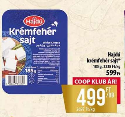 Hajdú Krémfehér Sajt