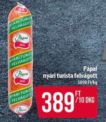 Pápai nyári turista felvágott