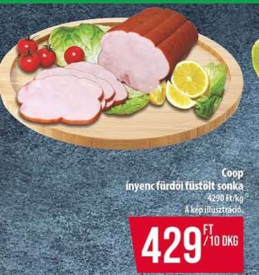 Coop ínyenc fürdői füstölt sonka