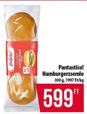 Pantastico! Hamburgerzsemle