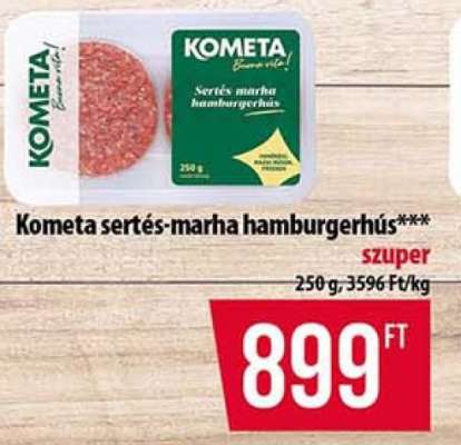 Kometa Sertés-marha hamburgerhús