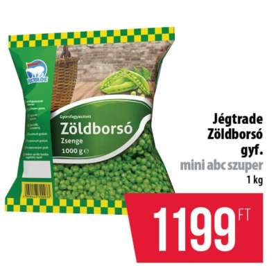 Jégtrade Zöldborsó gyf.