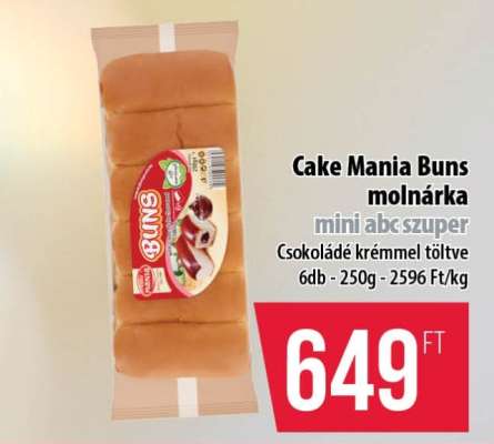 Cake Mania Buns
