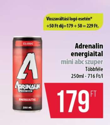 ADRENALIN Energiaital