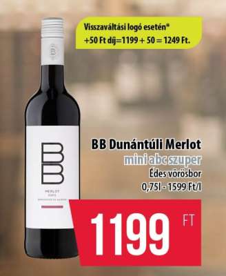 BB Dunántúli Merlot