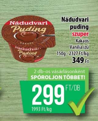 Nádudvari puding