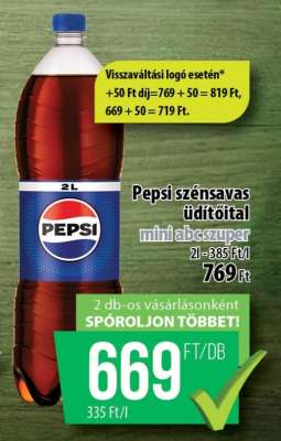 Pepsi szénsavas üdítőital