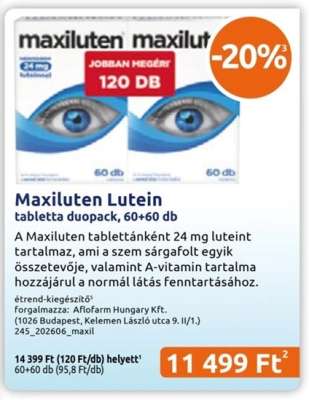 Maxiluten Lutein