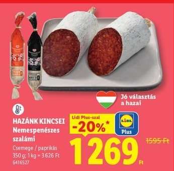 HAZÁNK KINCSEI Nemespenészes szalámi