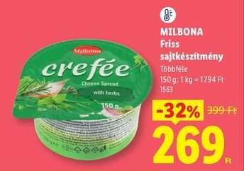 MILBONA Friss sajtkszítmény