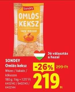 SONDEY Omlós keksz