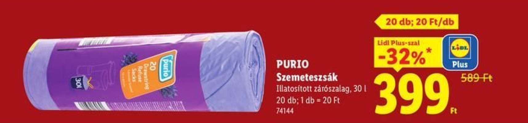 Purio Szemeteszsák