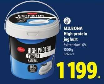 Milbona High protein joghurt
