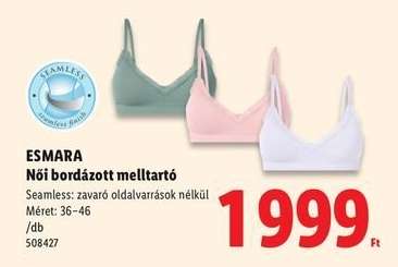 ESMARA Női bordázott melltartó