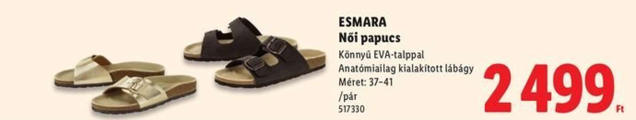 esmara Női papucs