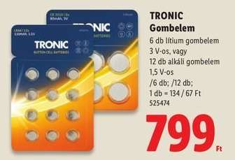 TRONIC Gombelem