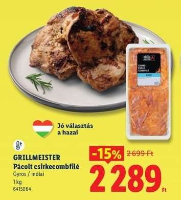 GRILLMEISTER Pácolt csirkecombfilé