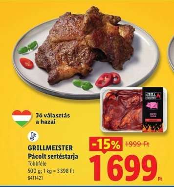 GRILLMEISTER Pácolt sertéstarja