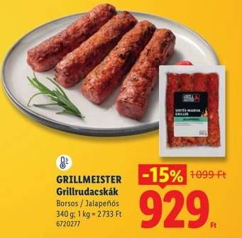 GRILLMEISTER Grillrudacskák