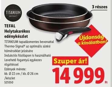 TEFAL Helytakarékos edénykészlet