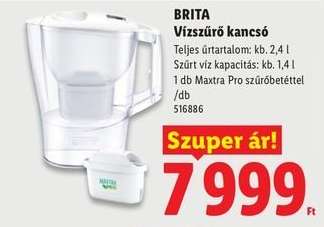 BRITA Vízszűrő kancsó