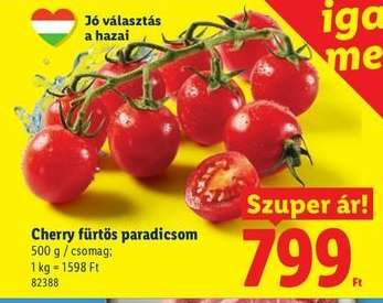 Cherry fürtös paradicsom