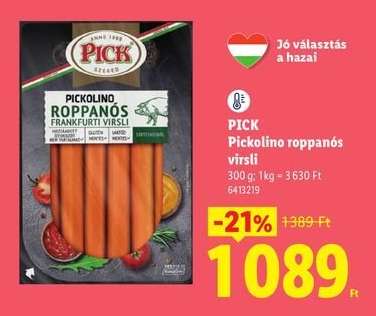 Pick Pickolino roppanós virsli