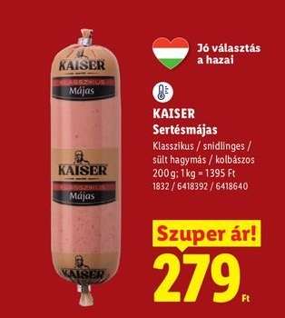 KAISER Sertésmájas