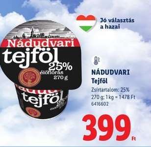 Nádudvari tejföl