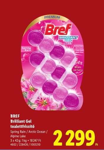 Bref Brilliant Gel toalettfrissítő
