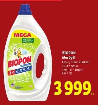 BIOPON Mosógél