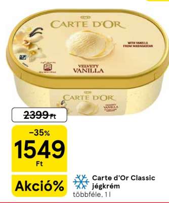 Carte d'Or Classic jégkrém