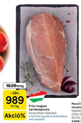 Friss magyar sertéslapocka