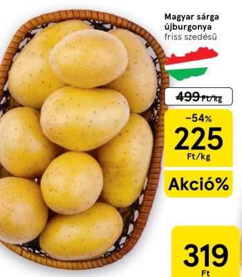 Magyar sárga újburgonya