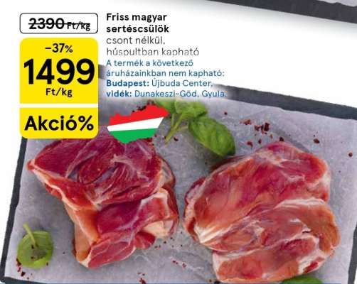 Friss magyar sertéscsülök